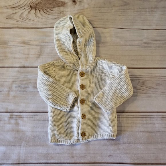 Little Planet by Carters Toddler Cardigan Ivory Sz 18 mth - Picture 3 of 10